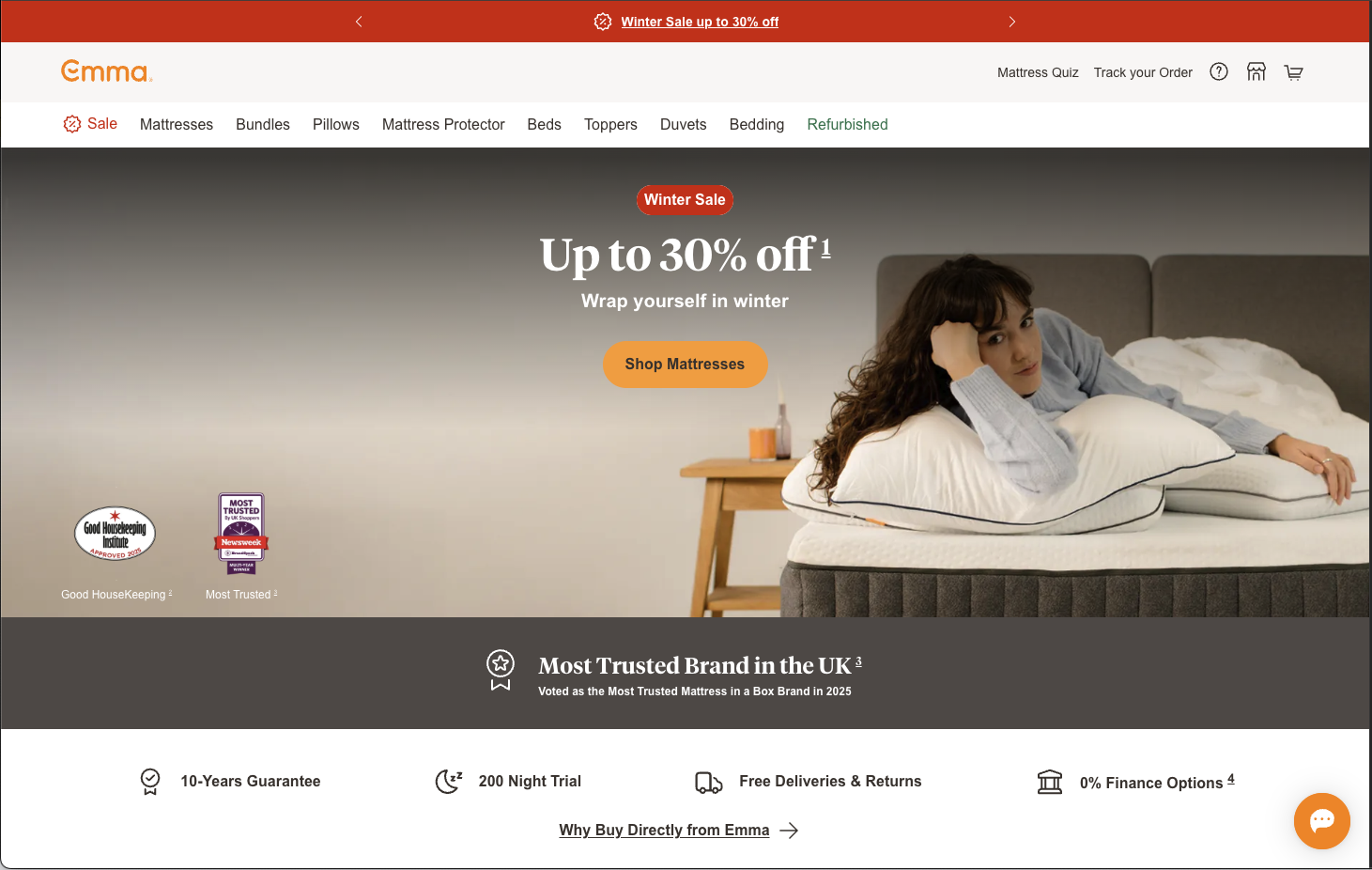 Furniture store display